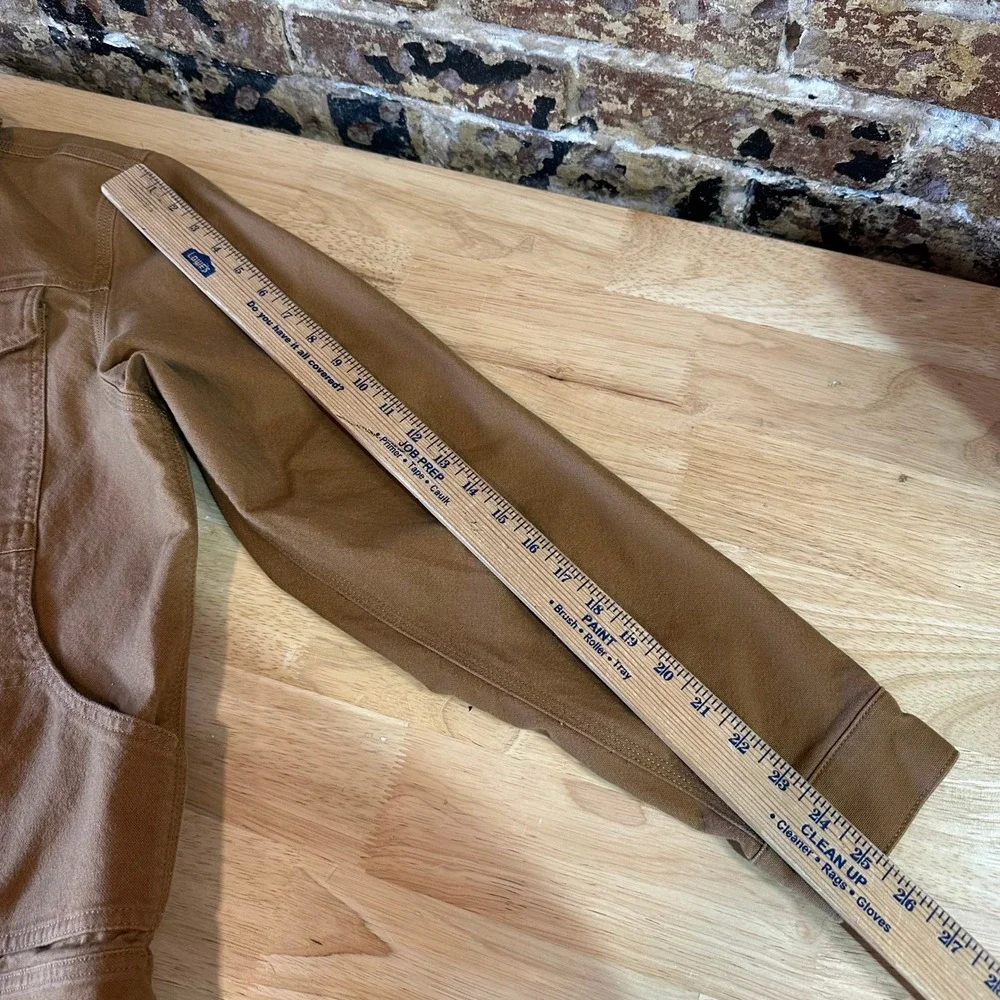 Carhartt OJ5748-M Berwick Brown Jean Relaxed Fit Jacket Men's Large - Picture 9 of 14